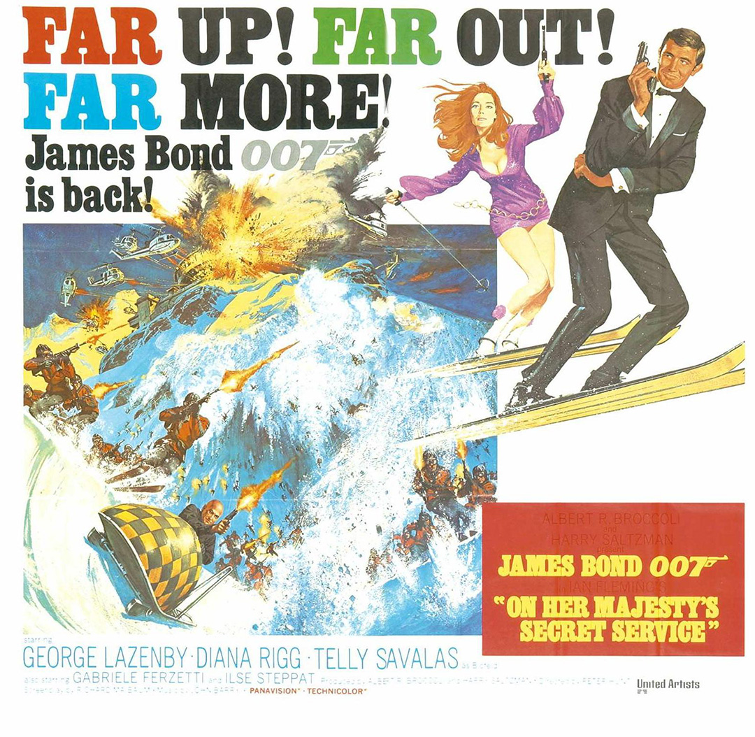 On Her Majesty's Secret Service George Lazenby poster