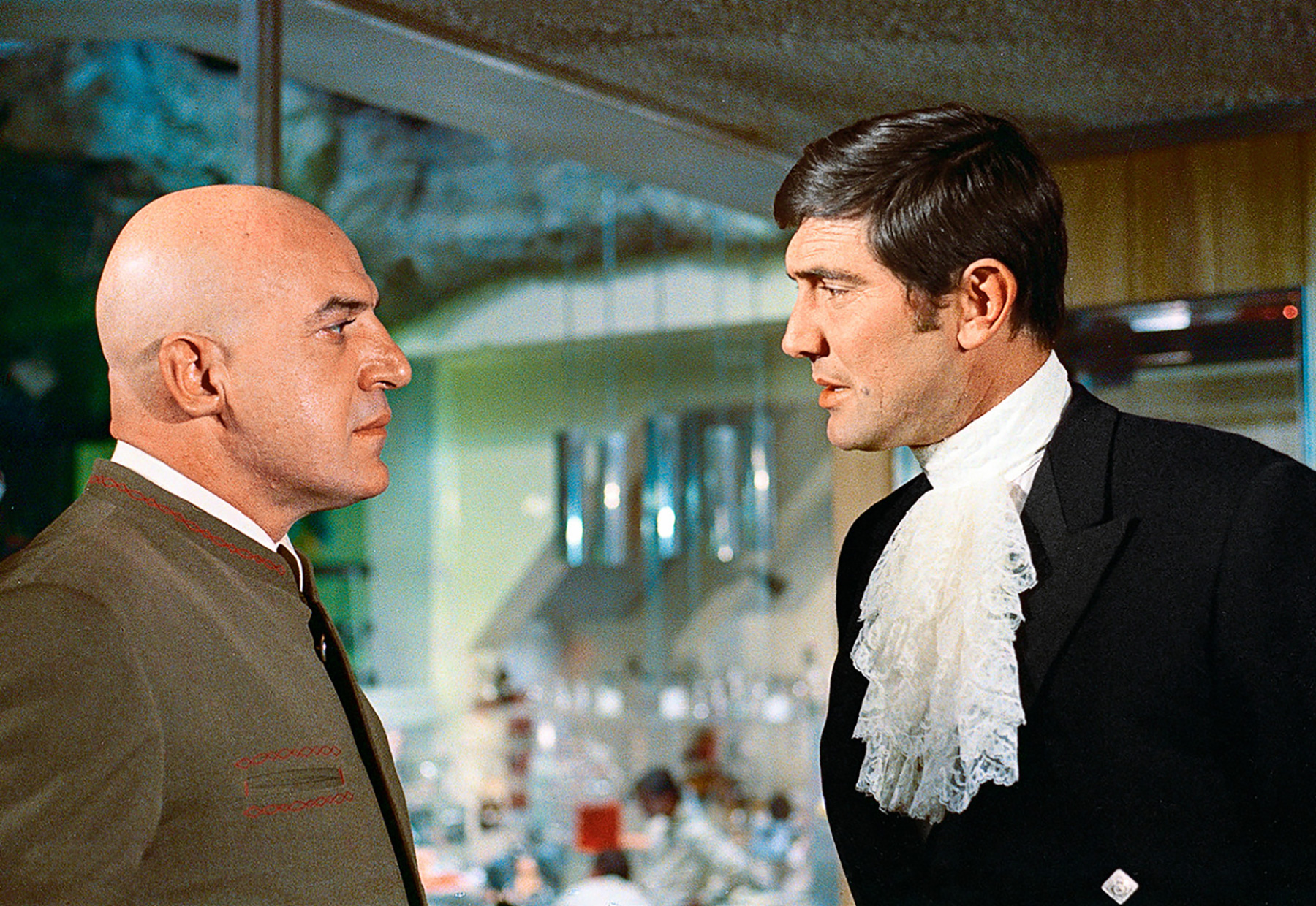 On Her Majesty's Secret Service George Lazenby Telly Savalas