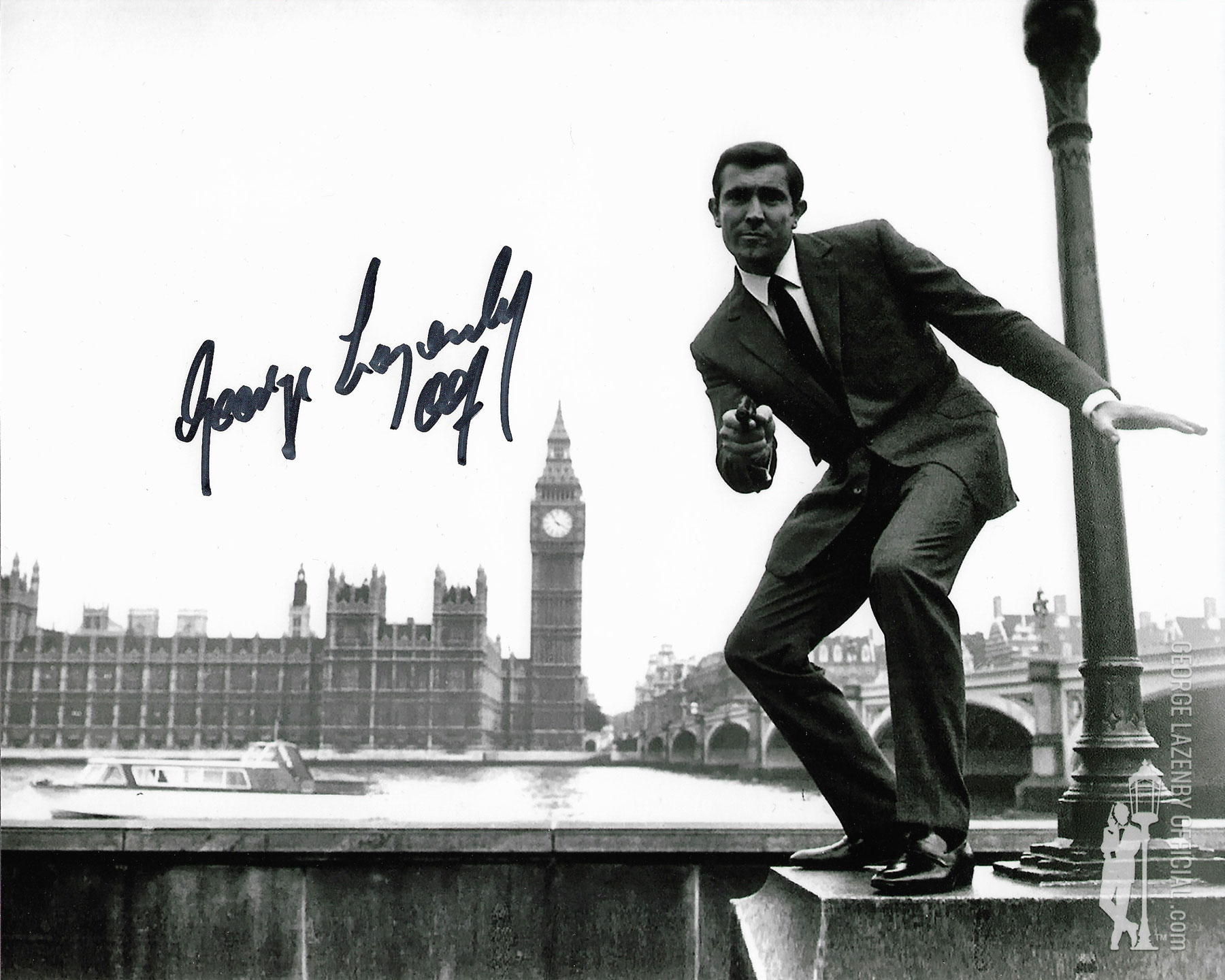 George Lazenby signed photo 07